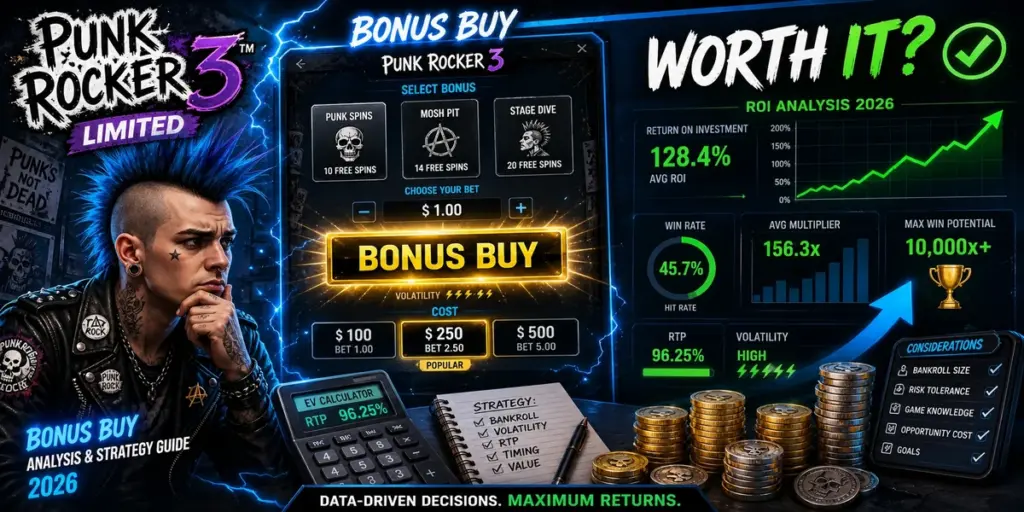 Punk Rocker 3 Bonus Buy — Analiza ROI