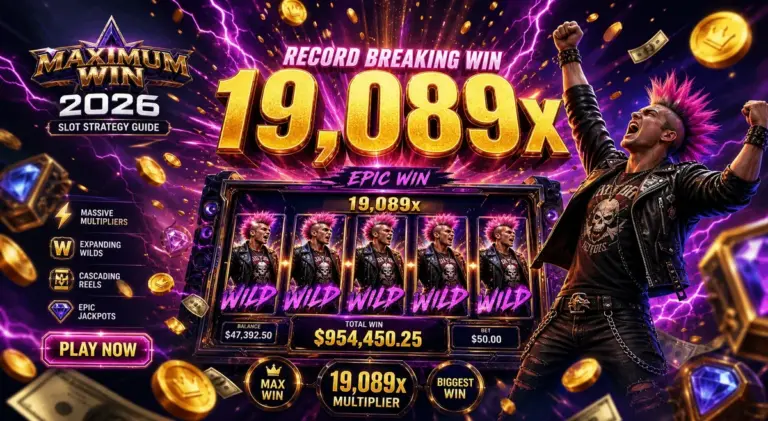 Punk Rocker 3 Max Win 19,089x — Jak Trafić Rekordową Wygraną (2026)